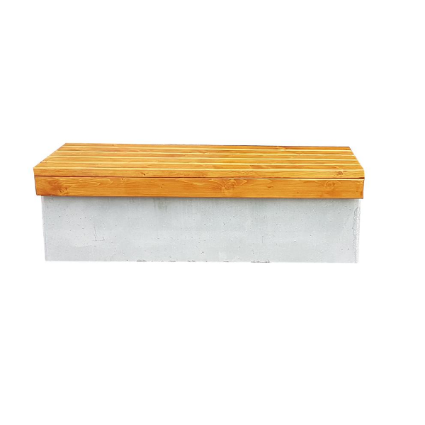 Ławka z betonu archit. 150×56 wys. 48 kod: 471B