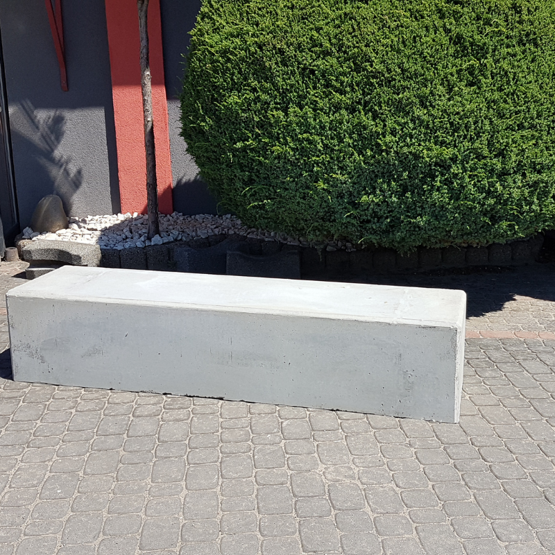 Ławka z betonu archit. 200×50 wys. 42 kod: 473