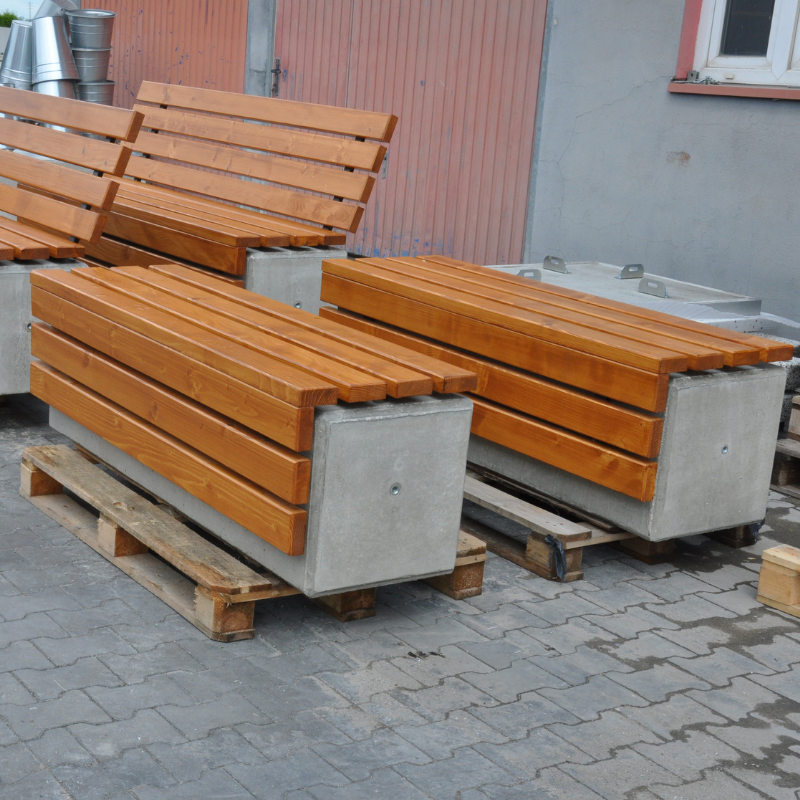 Ławka betonowa 150×50 wys. 50 kod: 481