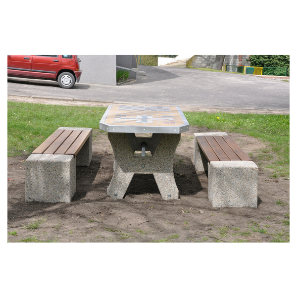 Betonowy stół do gry w szachy/chińczyka kod: 511