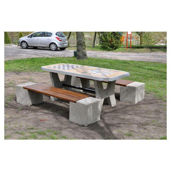 Betonowy stół do gry w szachy/chińczyka kod: 511