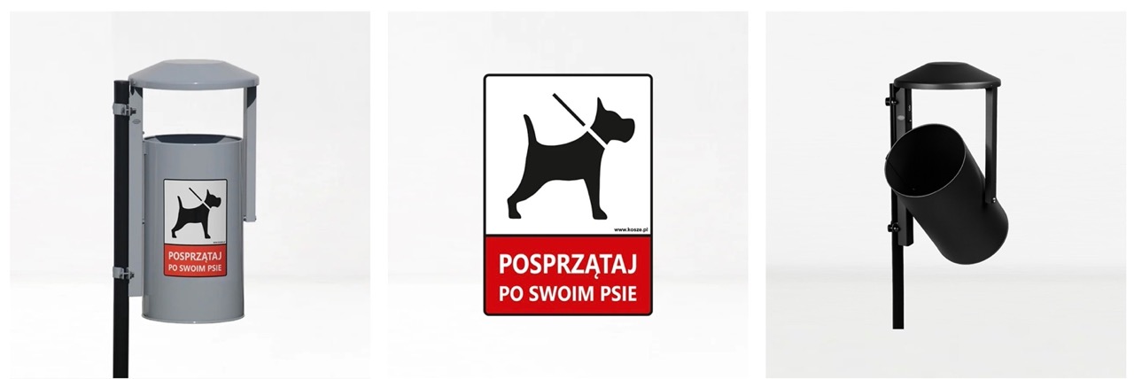 Kosze na psie odchody producent