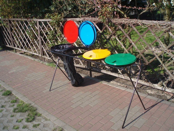 STOJAK NA WORKI FOLIOWE POJEDYŃCZY X 4