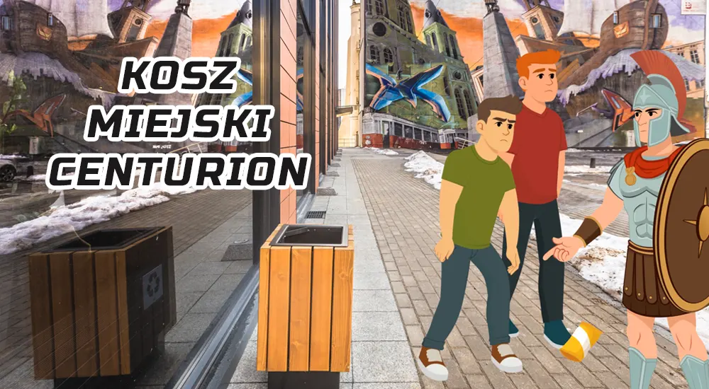 Kosz na śmieci Centurion