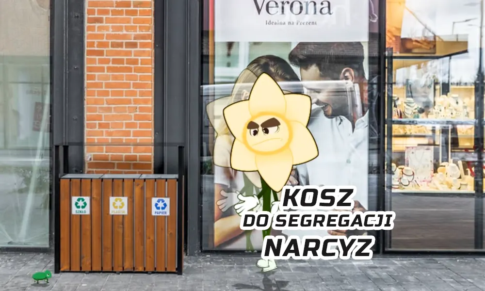 Kosz do segregacji odpadów Narcyz
