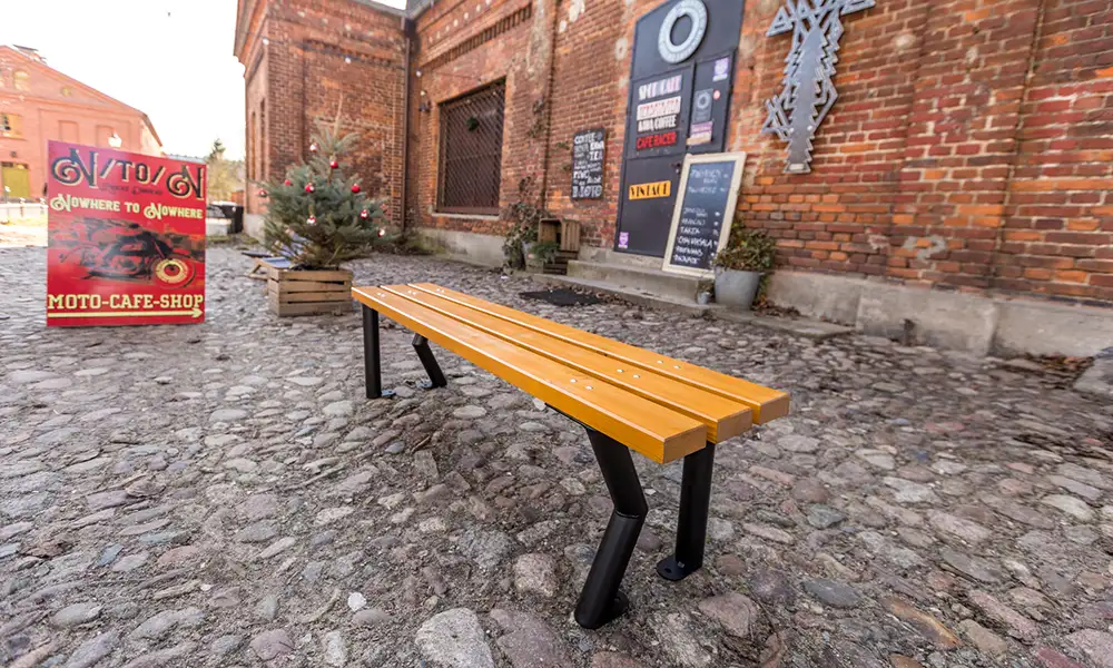 Ławka parkowa Gladiator bez oparcia