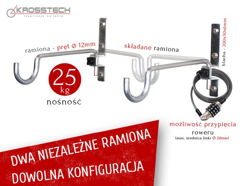 Wieszak na rower "MAG"
