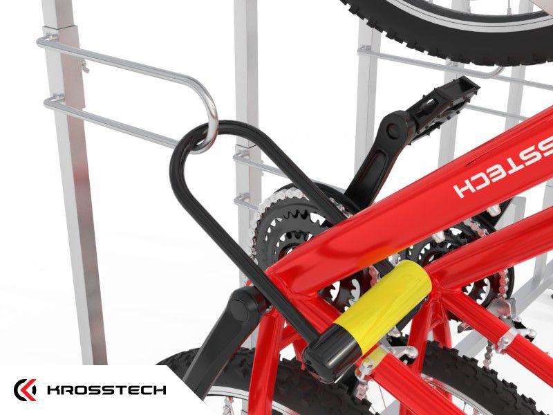 Wieszak na rowery LIFT-6 PREMIUM (6 stanowisk)