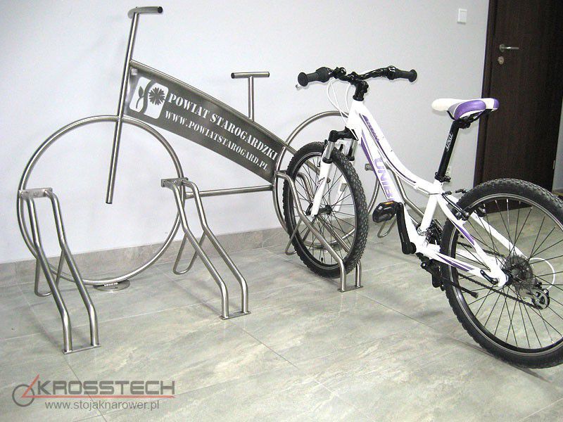 Stojak rowerowy "Rower" +wycinka laser