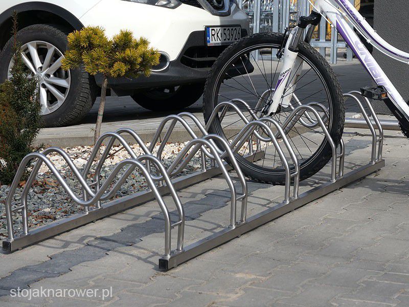 Stojak rowerowy SMILE-6 inox