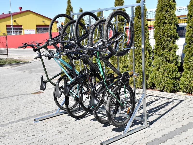 Wieszak LIFT PREMIUM-12 (12 stanowisk) z konstrukcją i uchwytami