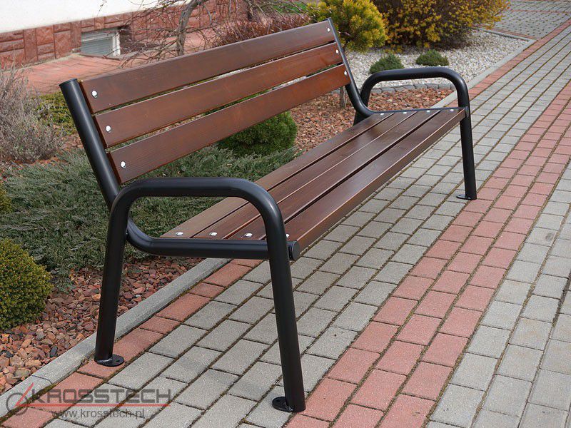 Ławka miejsko - ogrodowa Promyk II inox