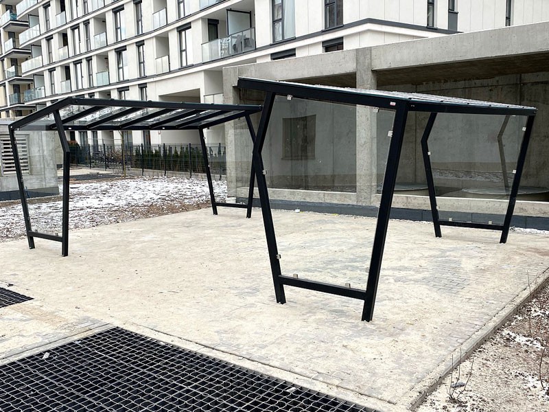 Wiata rowerowa "AURORA I" na 10 rowerów / 420cm