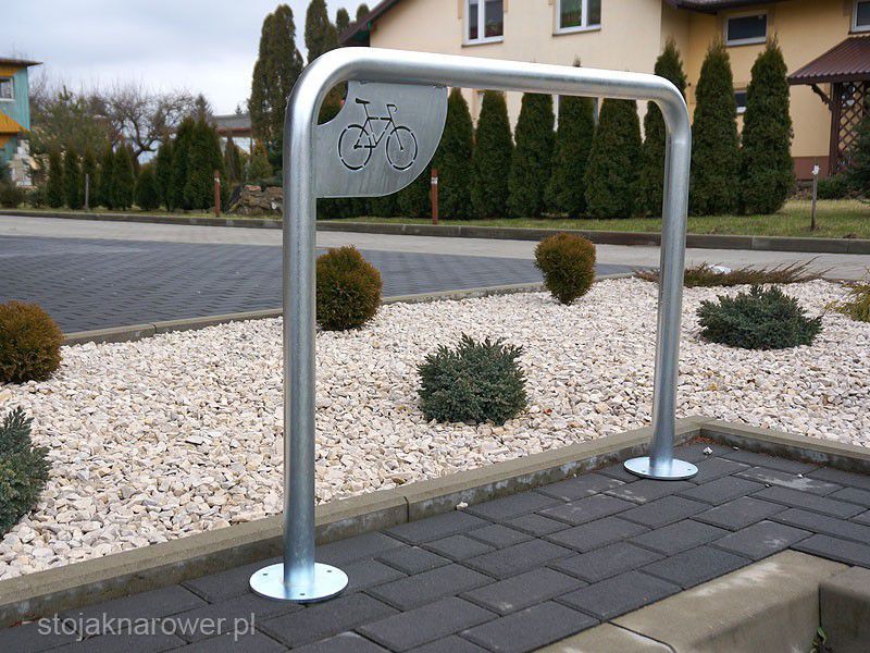 Stojak U-15 owalny z tabliczka parking