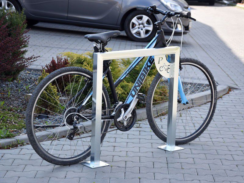 Stojak rowerowy U-29 z tabliczką parking