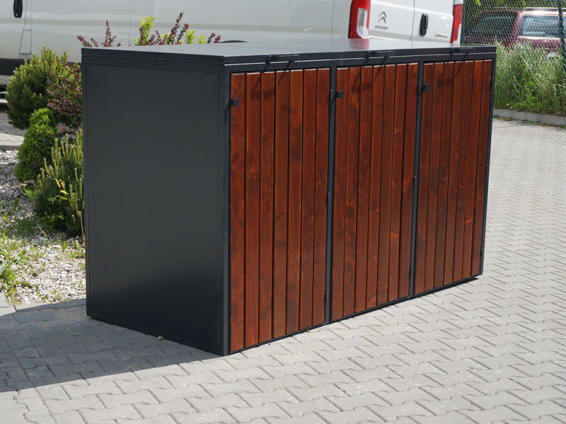 Zabudowa do pojemników na odpadki I 3x240l