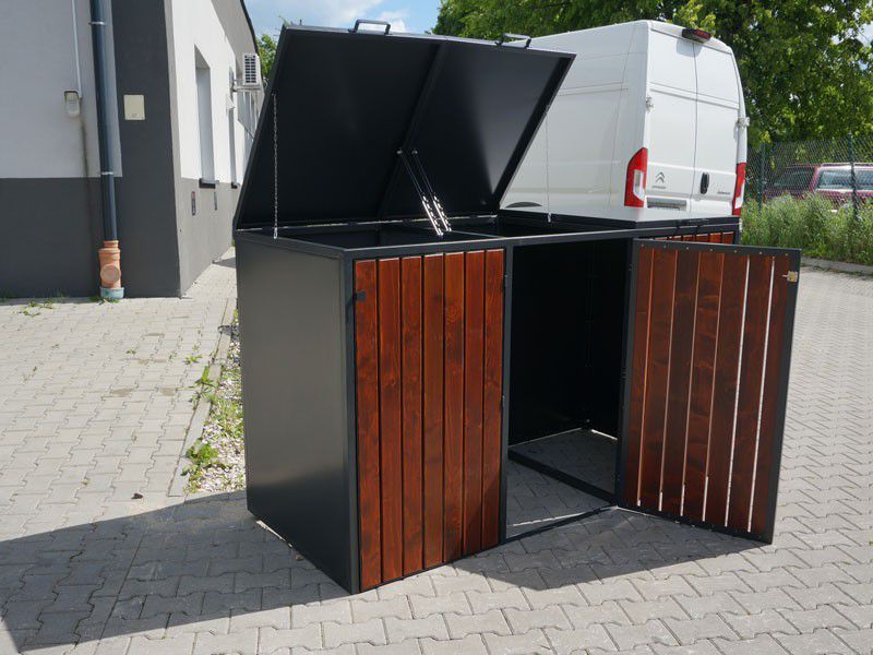 Zabudowa do pojemników na odpadki I 3x240l