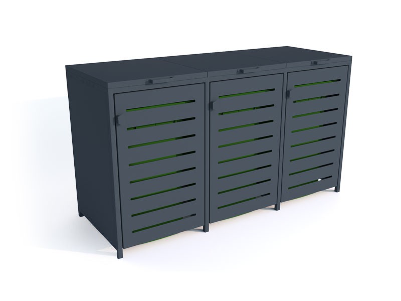 Zabudowa do pojemników na odpadki III 3x120l