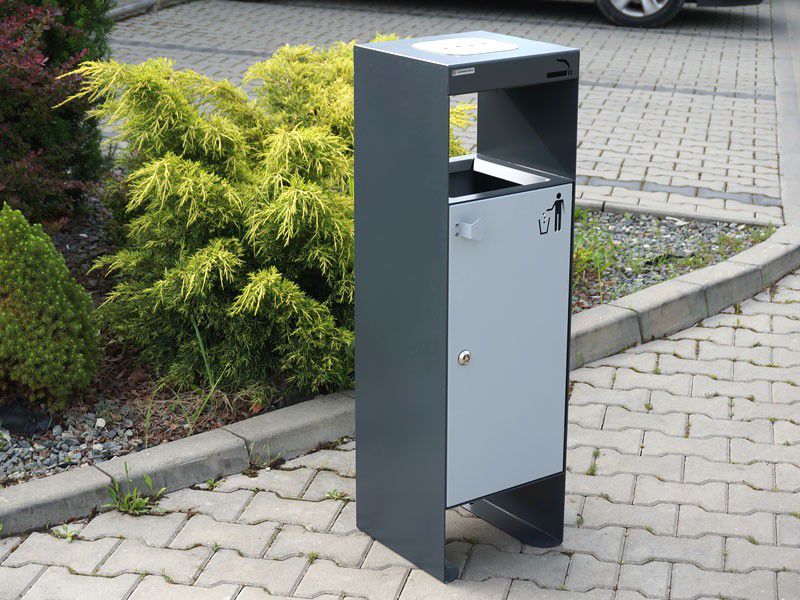 Kosz na odpadki Aster I 40l z popielnicą
