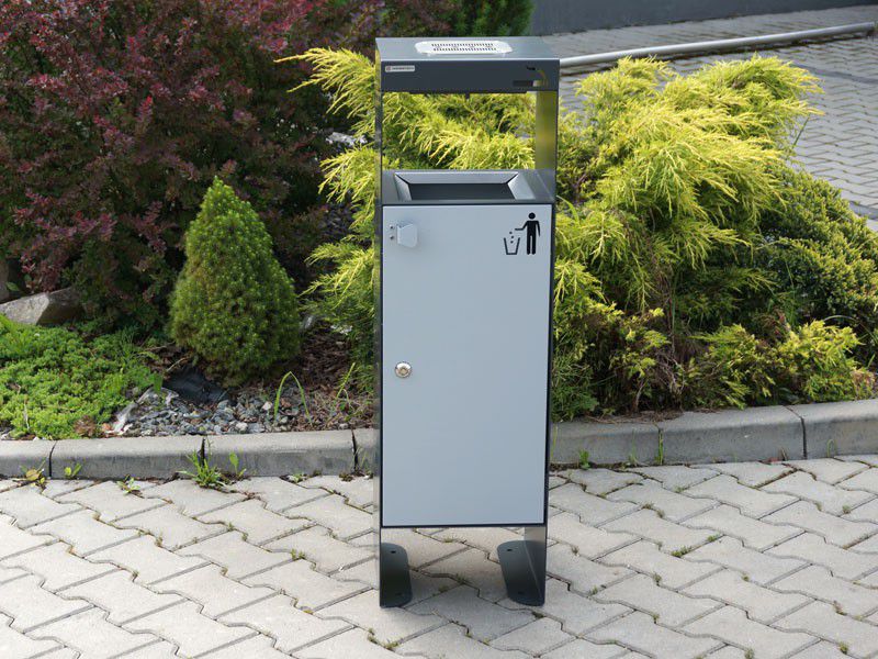 Kosz na odpadki Aster I 40l z popielnicą