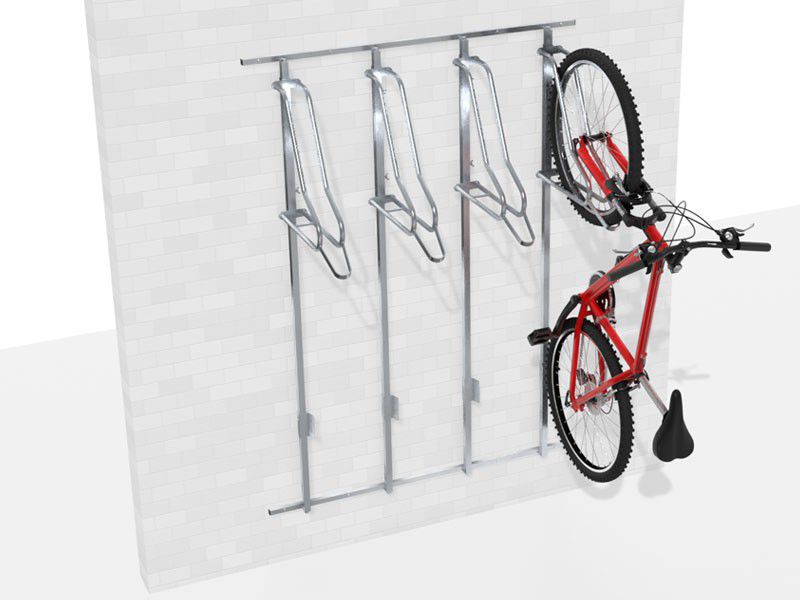 Wieszak na rowery LIFT-4 PREMIUM (4 stanowiska) na profilu nośnym