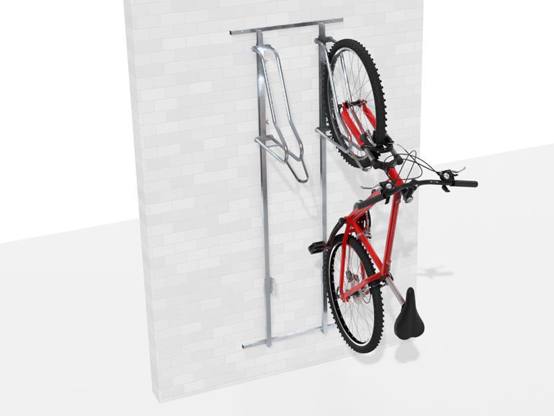 Wieszak na rowery LIFT-2 PREMIUM (2 stanowiska) na profilu nośnym