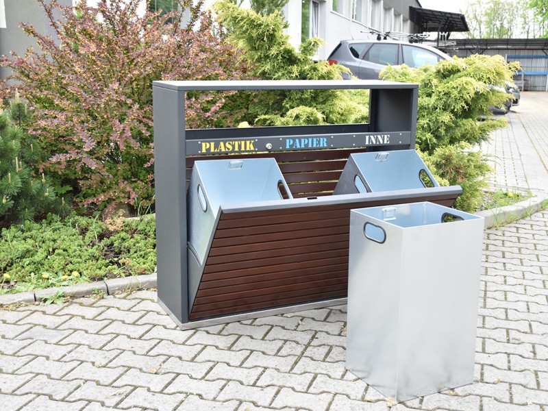 Kosz Amant modułowy 3x80l