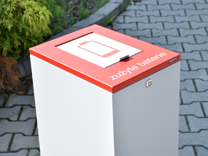 Kosz na zużyte baterie I / 60 l