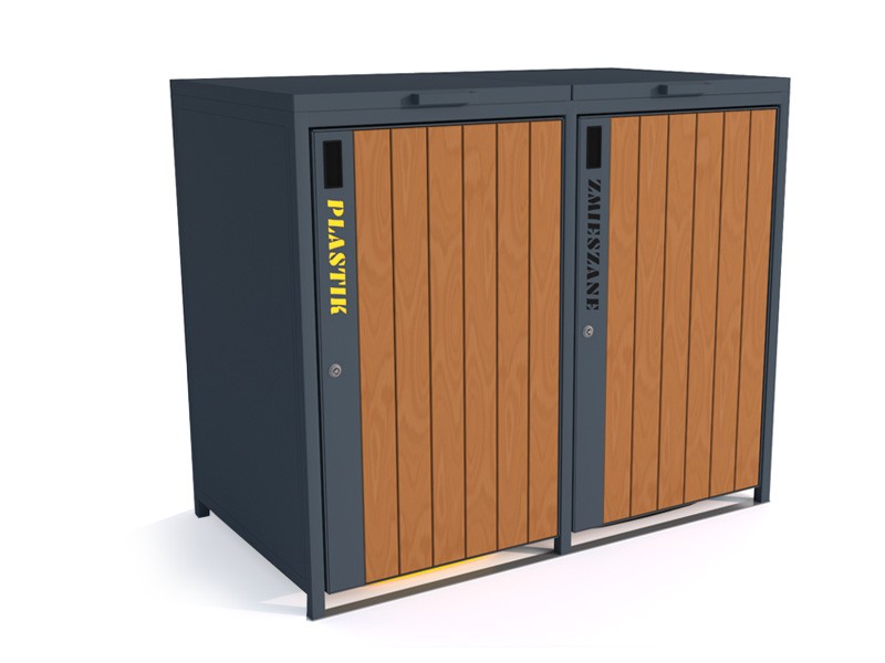Zabudowa do pojemników na odpadki I 2x120l