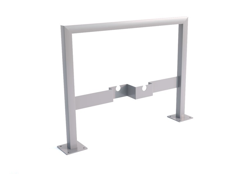 Stojak U-17 profil 50x50 z wycinką laserową