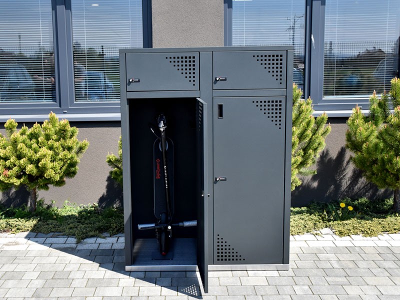 Boks na hulajnogi elektryczne dwustanowiskowy "Krosbox I"