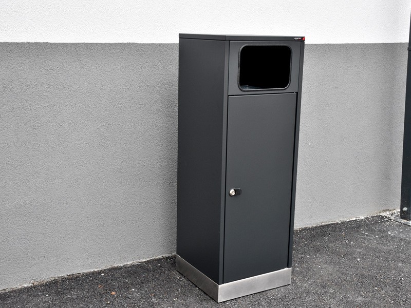 Kosz Etna I 80l na cokole betonowym - wolnostojący