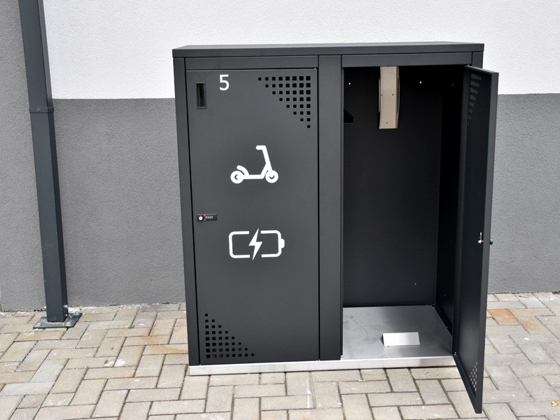 Boks na hulajnogi elektryczne dwustanowiskowy "Krosbox II"