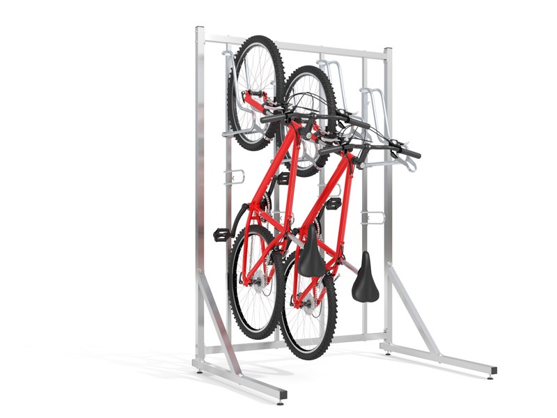 Wieszak LIFT PREMIUM-4 (4 stanowisk) z konstrukcją i uchwytami