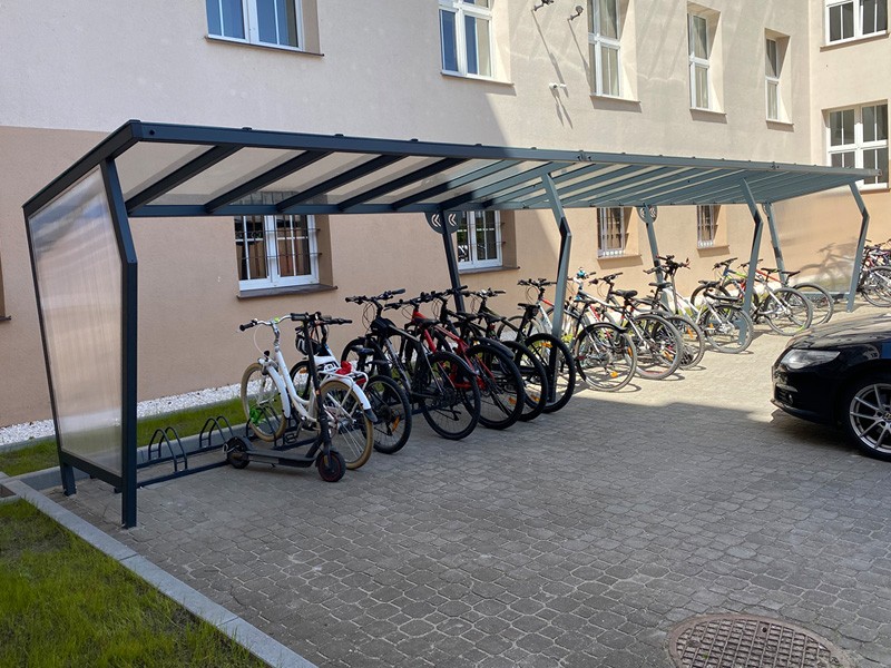 Wiata rowerowa "AURORA I" na 30 rowerów / 1260cm