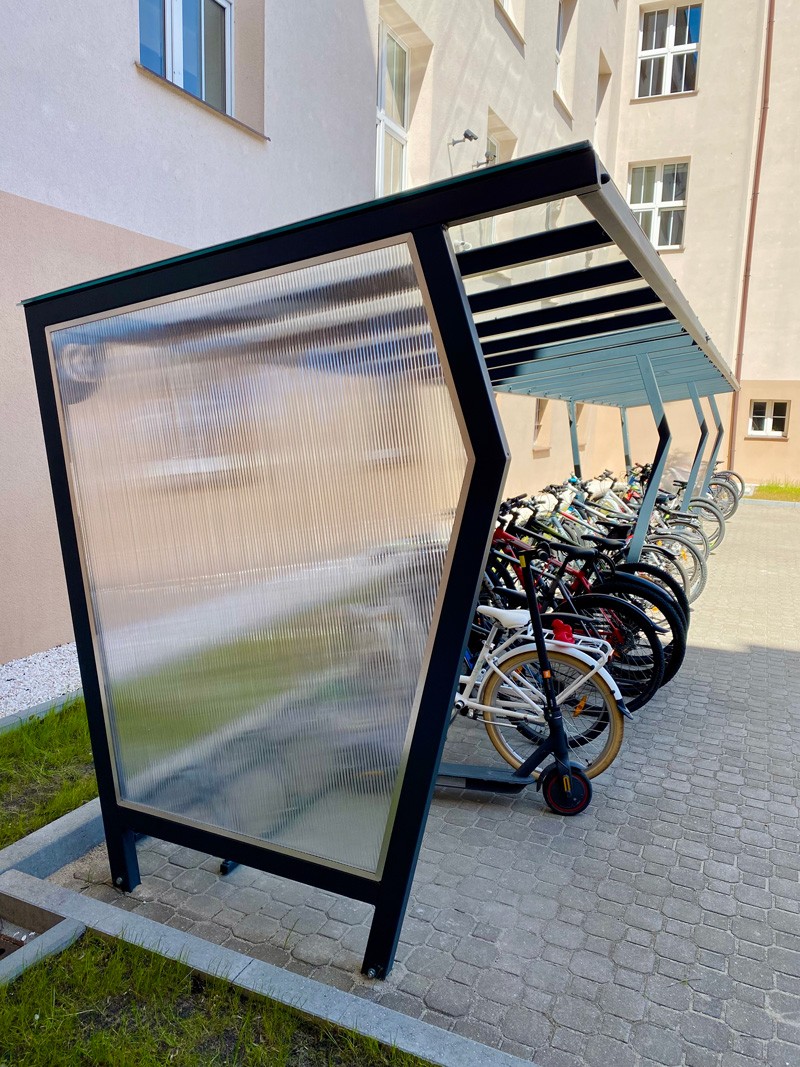 Wiata rowerowa "AURORA I" na 30 rowerów / 1260cm
