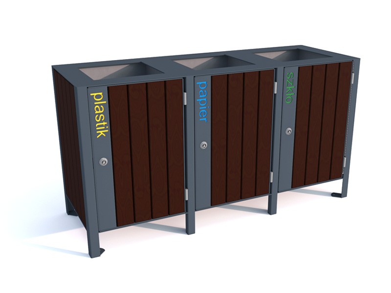 Kosz do segregacji Promyk I 3x60l