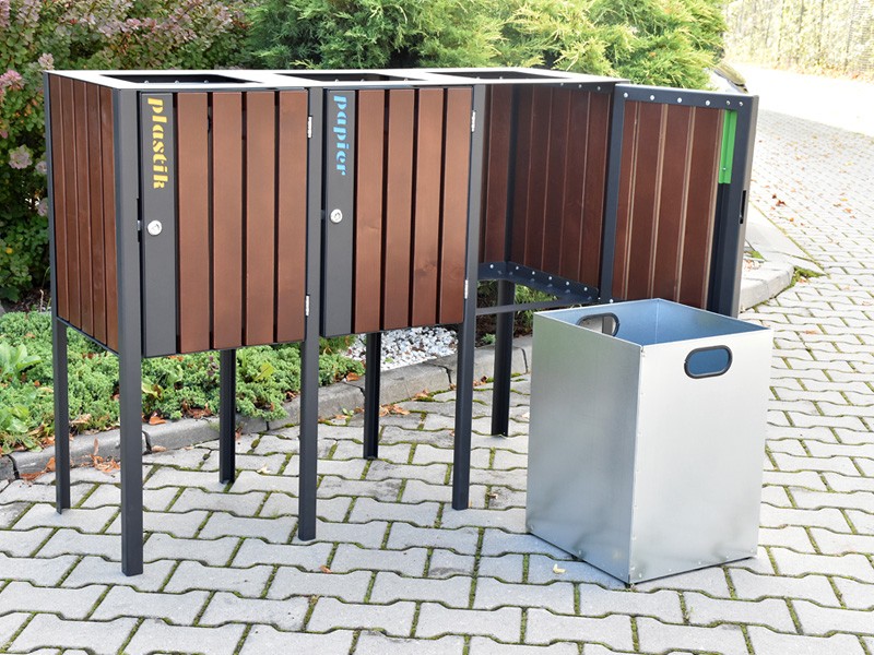 Kosz do segregacji Promyk I 3x60l