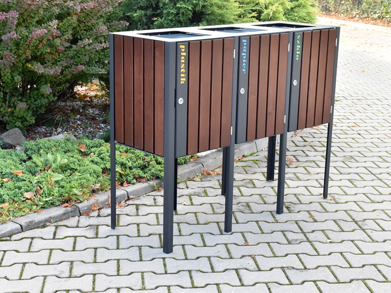 Kosz do segregacji Promyk I 3x60l