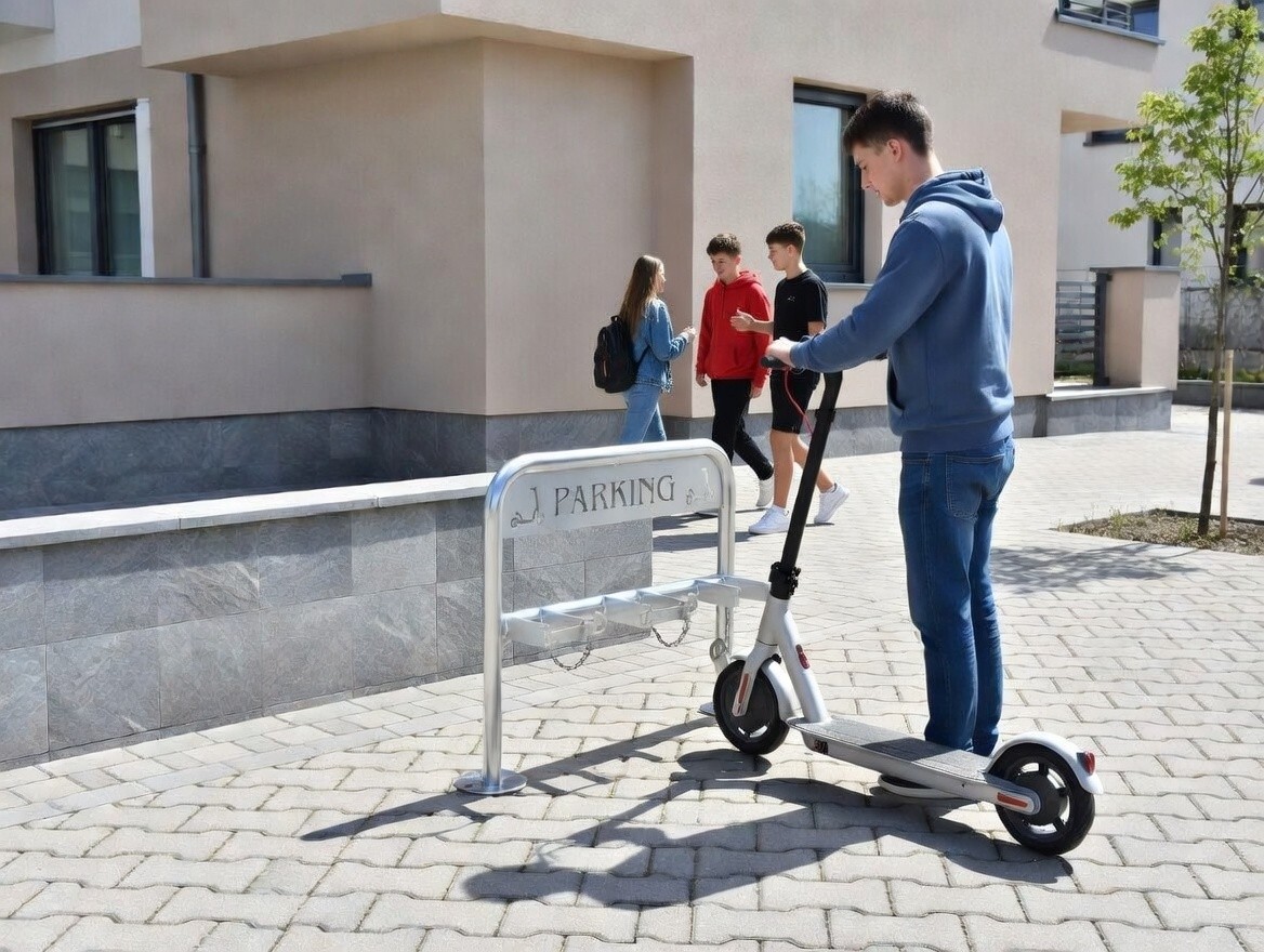 Stojak na hulajnogi typu U-3 (3 stanowiska)