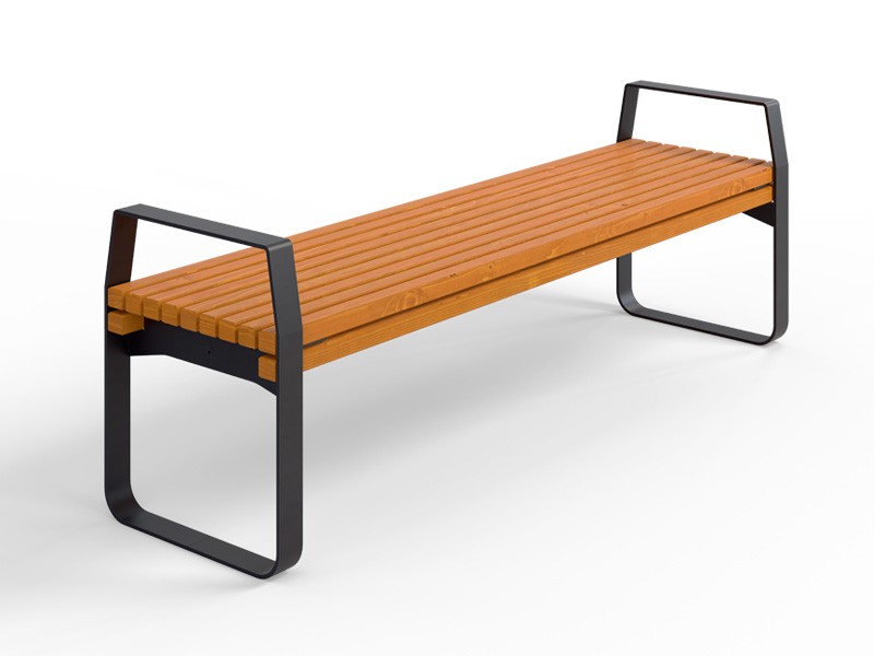 Ławka bez oparcia "Dore I z podłokietnikami"