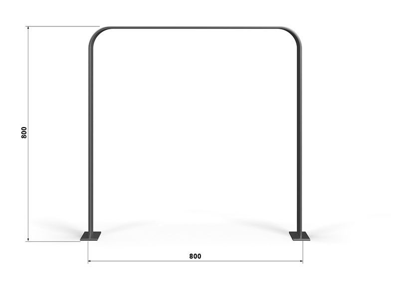 Stojak rowerowy UP-1 RAL 7016 - outlet