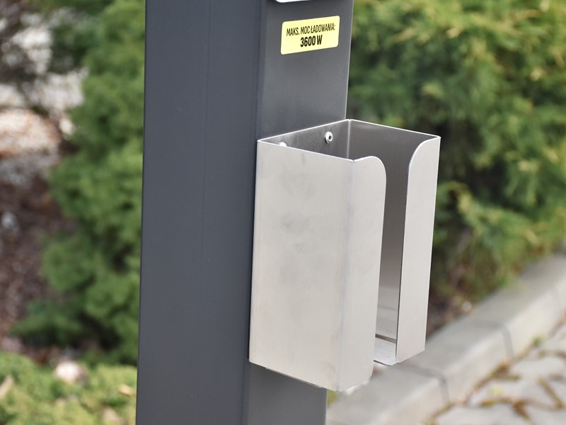 Stojak na 1 rower "Orion" ze stacją ładowania rowerów elektrycznych - OUTLET