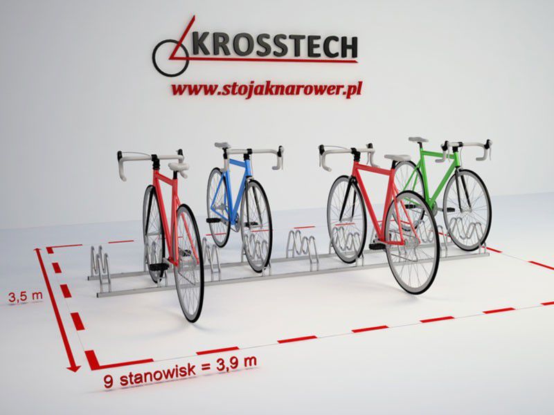 Karl Bike Rack, 9 Spaces – photo 8