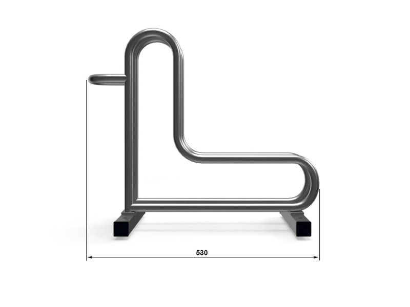 Elsa Stainless Steel Bike Rack, 7 Spaces – photo 9