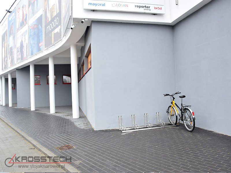 Elsa Stainless Steel Bike Rack, 5 Spaces – photo 7