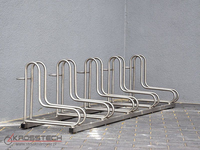 Elsa Stainless Steel Bike Rack, 5 Spaces – photo 9