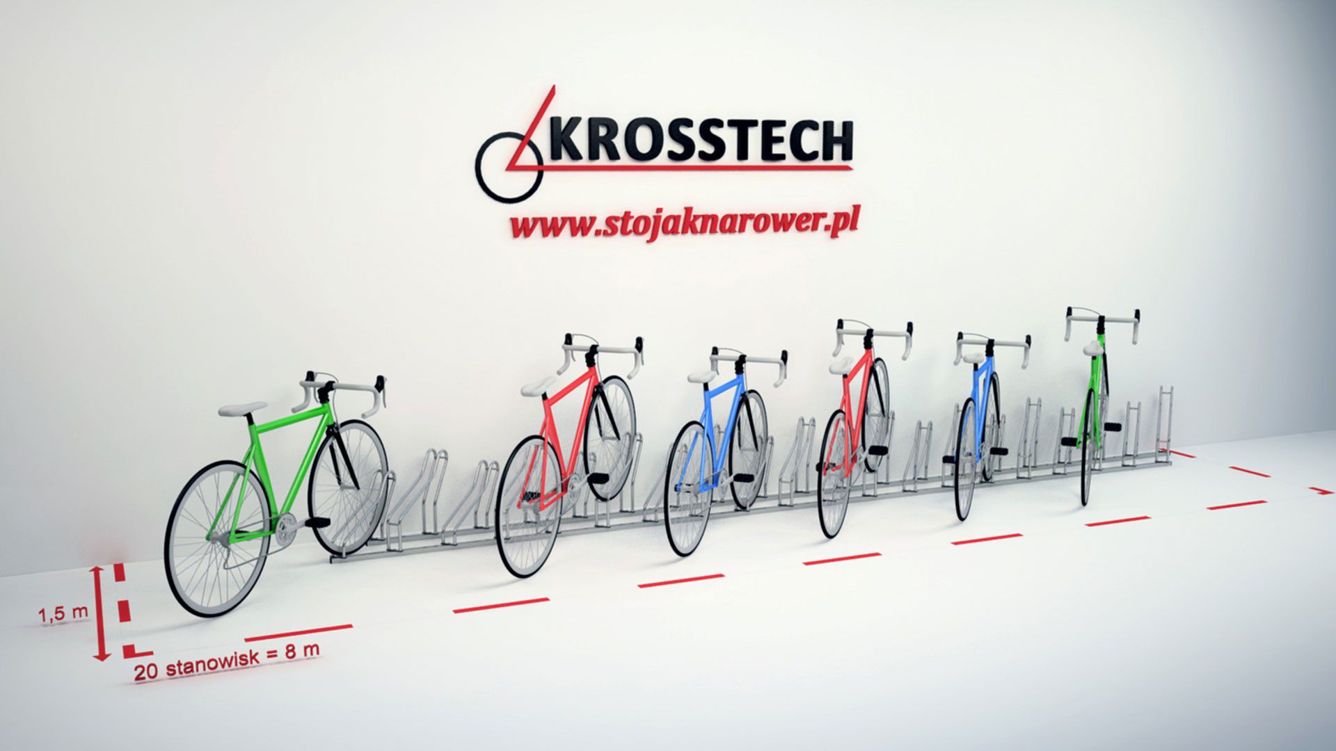 Kasper Bike Rack, 20 Spaces – photo 6