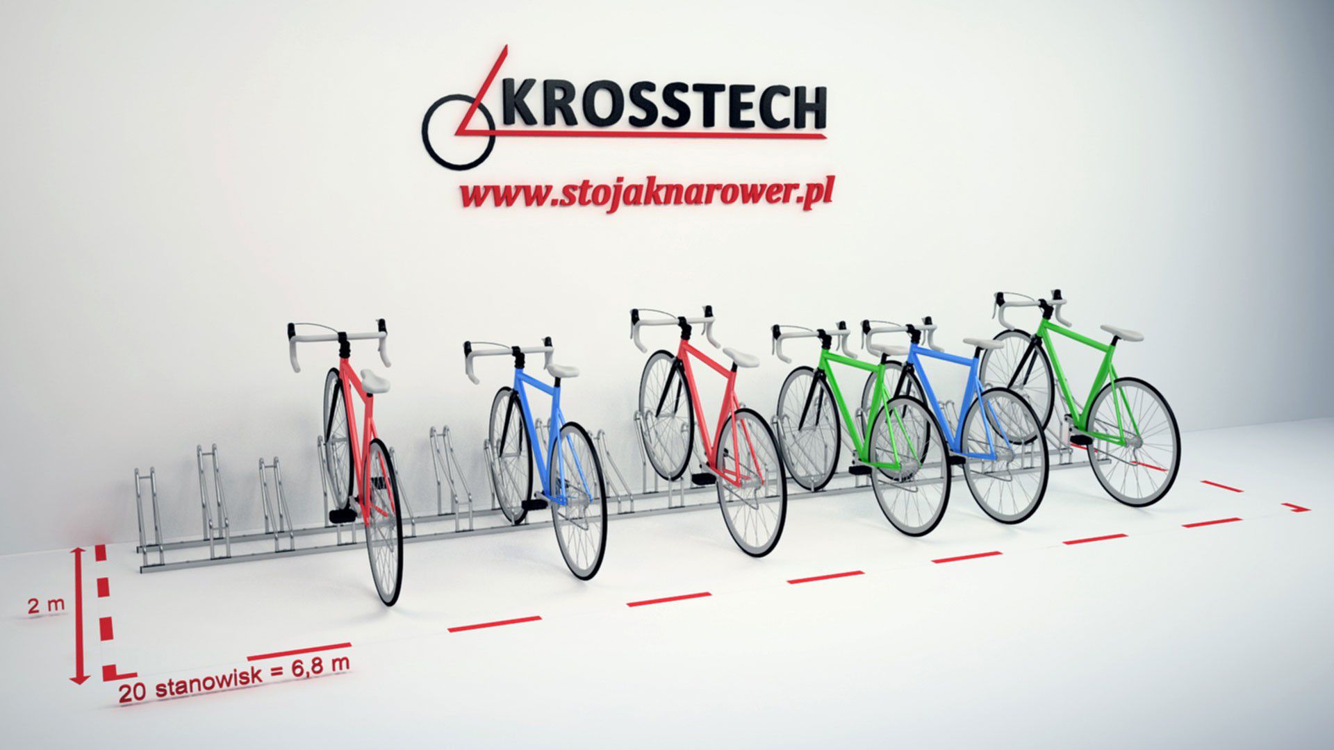Kasper Bike Rack, 20 Spaces – photo 7