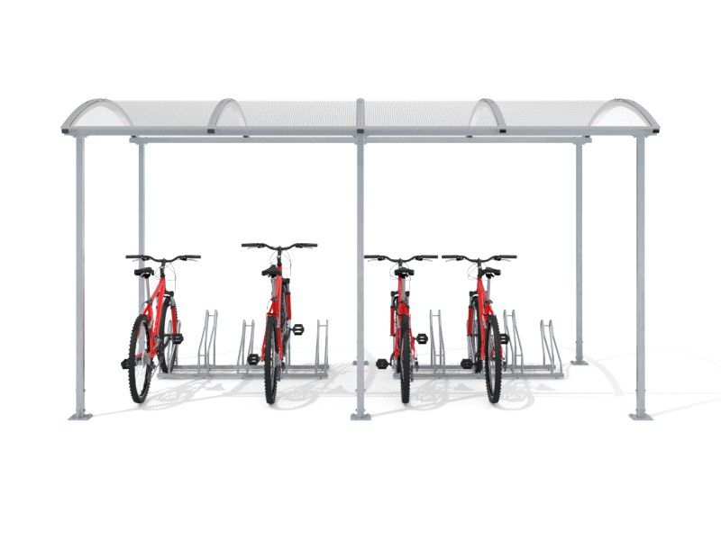Liza Covered Bike Shelter, 10 Spaces, 420 cm – photo 9